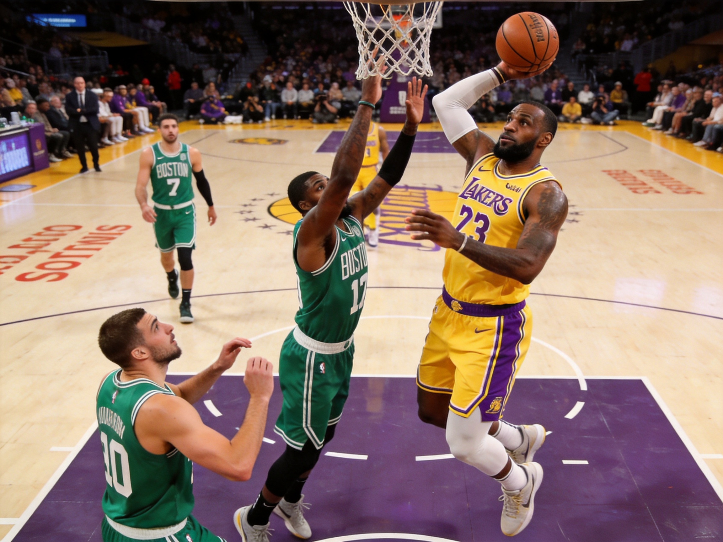 NBA湖人凯尔特人比赛